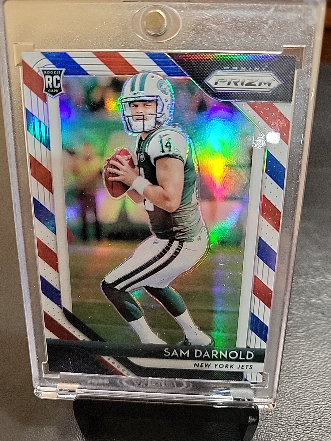 2018 Panini Prizm Rookie Sam Darnold #203 Red White Blue Prizm (RC)