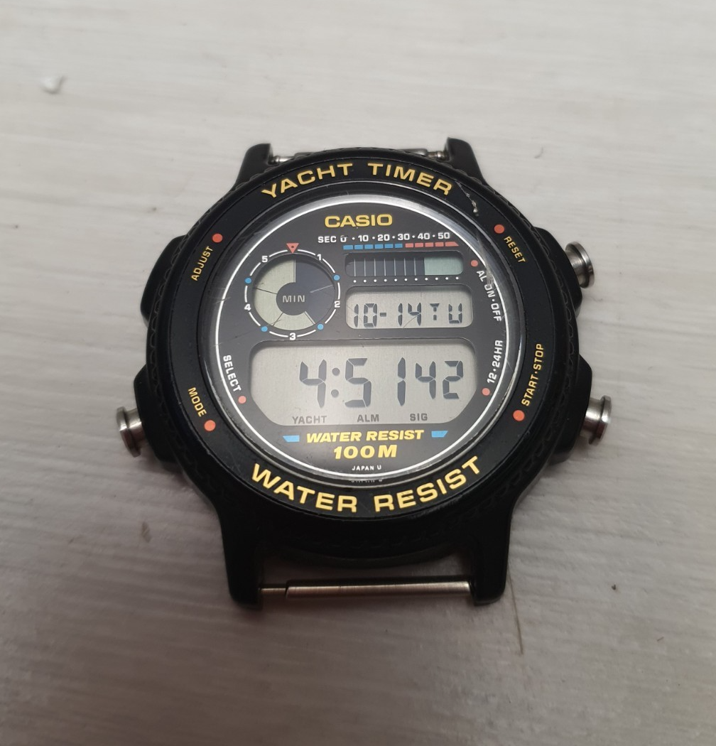 Vintage Casio 862 TRW-31 Yacht Timer Alarm Digital Men