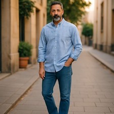 Brooks Brothers 1818 Shirt Mens XL Blue Check Regent Fit Long Sleeve Button-Down