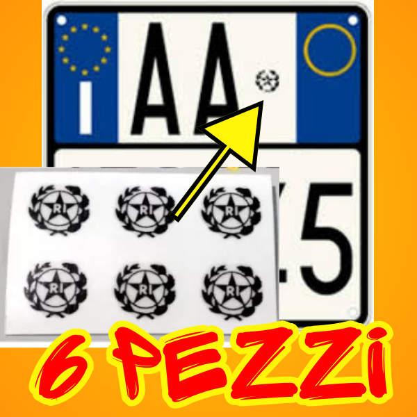 Adesivi Per Targa Auto Dipartimentali - Set Da 2 - Regione Lorena (54) - Mosella - Logo Ancienne Région - Vinile HD 45x100mm - Prodotto Francese