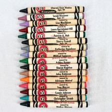 Crayola Name the New Colors Contest Crayons Lot of 16 Complete Set Vintage 1993