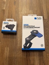 Image of Quad Lock Motorcycle Handlebar Mount with Vibration Dampener iPhone Samsung