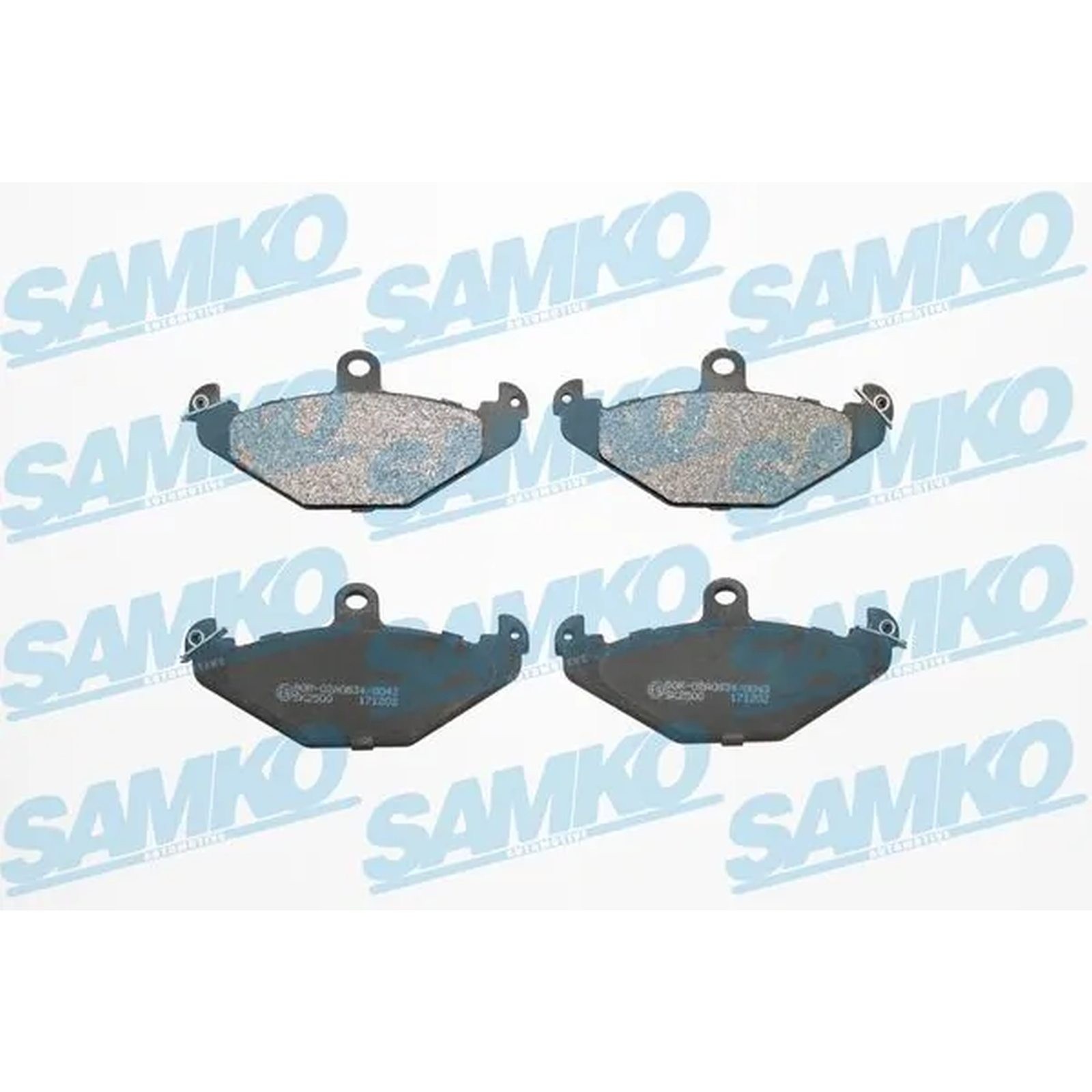 1x ORIGINAL® SAMKO Bremsbelagsatz, Scheibenbremse Hinten für Renault ESPACE
