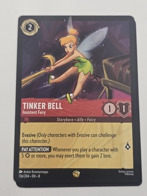 Tinker Bell - Insistent Fairy 136/204 Reign of Jafar Regular