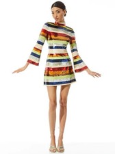 Alice + Olivia Mailynn Sequin Mini Dress size 6 NWT $695