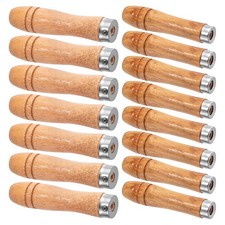 1X(20 Pezzi di Manico per  In Legno con Robusti Collari In Metallo, 10 9174