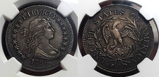 1796 Draped Bust Quarter 25C Small Eagle NGC AU Details Repaired