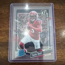 2023 Panini Clearly Donruss Rated Rookie Tank Dell #85 Houston Texans NFL