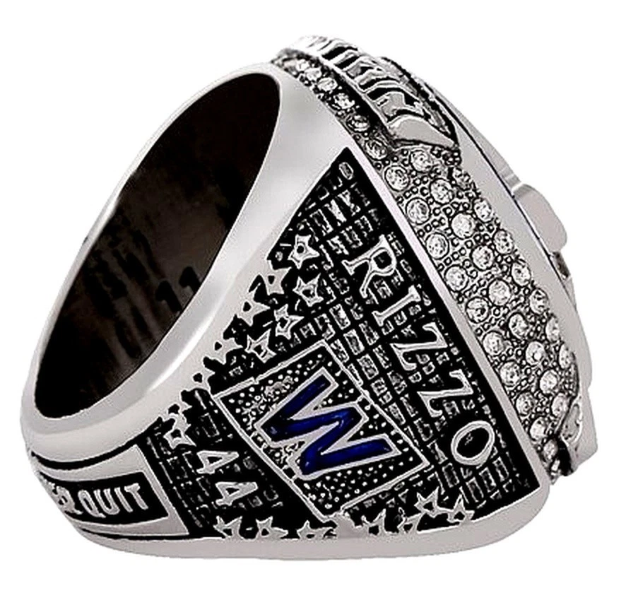 Anillo Serie Mundial Chicago Cubs 2016 - RIZZO #44 - Regalo para fanáticos - Anillo réplica MLB Foto 3 de 4