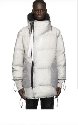 Julius x Nilos down jacket Daunenjacke size 3 L-XL Weiß/Grau - Bild 1 von 3