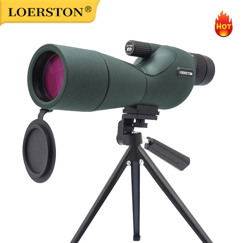 25-75x60 Spotting Scope Zoom Monocular high power telescope Bak4 Prism ED... - Image 2 of 4