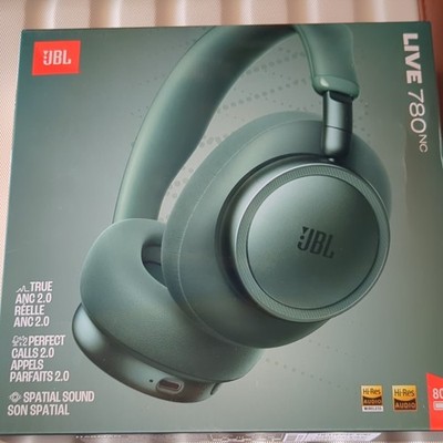 JBL Live 780NC Bluetooth Wireless Over-Ear Headphones w/ ANC, Hi-Res, Green