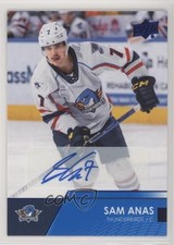 2021-22 Upper Deck AHL Auto Sam Anas #25 Auto 18r1