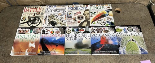 DK Books (Lot of 42) Eyewitness Science History Art Animals Homeschool Set - Imagen 8 de 8
