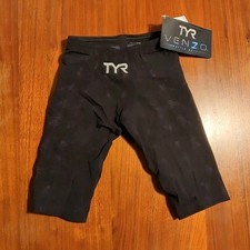 TYR Venzo Genesis Hi Waist Jammer - Onyx - Mens Size 20