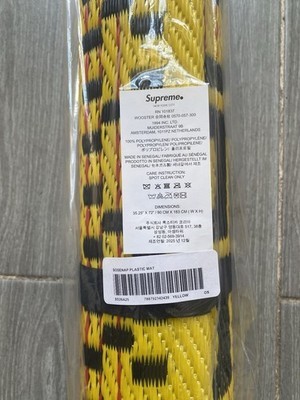 Supreme Sosenap Plastic Mat Yellow In Hand | eBay