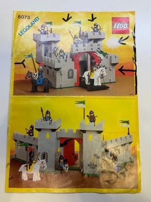 Lego Bauanleitung / Instruction 6073 LEGOLAND Ritter - Zustand akzeptabel