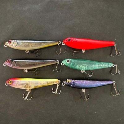 Megabass DOG-X Jr Coayu 6er Set Old Topwater Baits Rare Colors