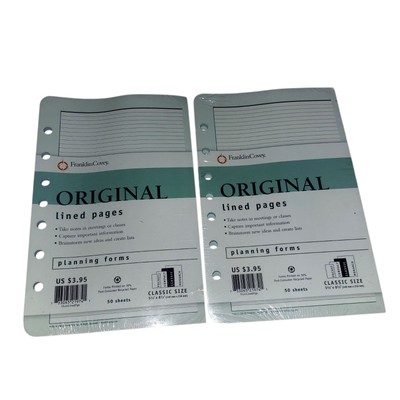 Franklin Planner FranklinCovey - Universal Blank Pages - 200