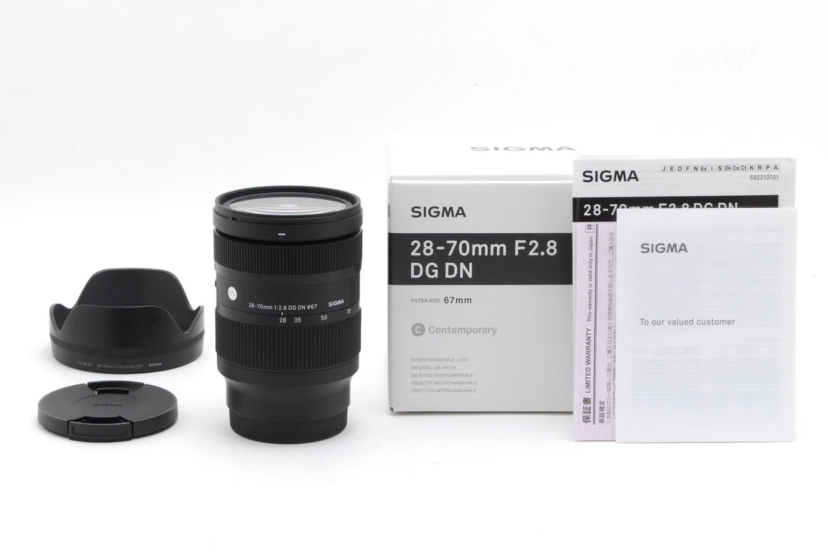 Sigma f/2.8 Camera Lenses 28-70mm Focal for sale - eBay