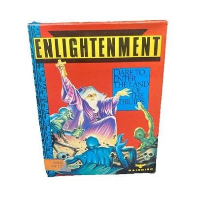 Druid II - Enlightenment (Amiga, Commodore 1987) Rainbird. - Commodore 64 CIB