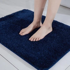 Extra Thick Bath Rugs for Bathroom - Anti-Slip Bath Mats Soft Plush Yarn Shaggy