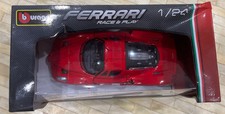 FERRARI ENZO RED 1/24 DIECAST MODEL CAR BY BBURAGO 26006