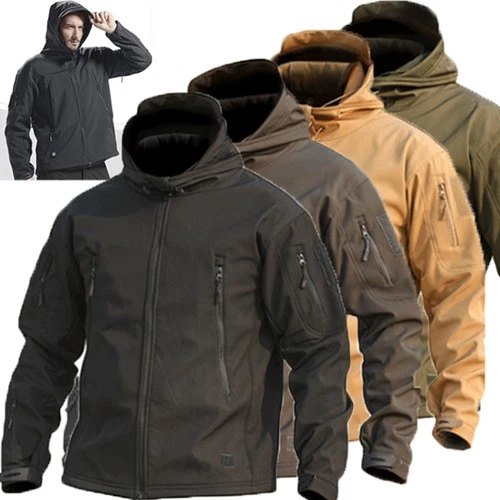 Men's Winter Jacket Windproof Warm Winter Coats Outdoor Ski Snow Hooded Jackets - product listing photo