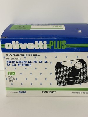 5 Pkg Olivetti Plus Black Film Ribbon SWC 13307 Smith Corona JCPenney KmartSears