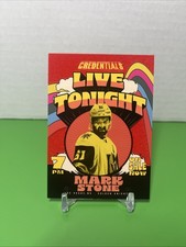 2023-24 UPPER DECK CREDENTIALS MARK STONE LIVE TONIGHT KNIGHTS CASE HIT SSP