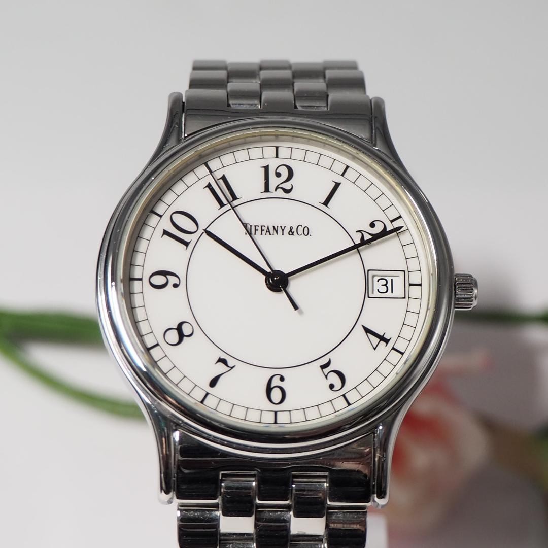 Good Condition Tiffany TIFFANY Classic Roman Date Watch TIFFANY,19559 image 3