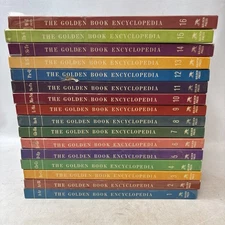 Golden Book Encyclopedia 1-16 Complete Set Vintage 1960 Golden Press