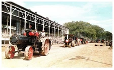 Vintage Postcard Midwest Old Settlers Threshers Iowa