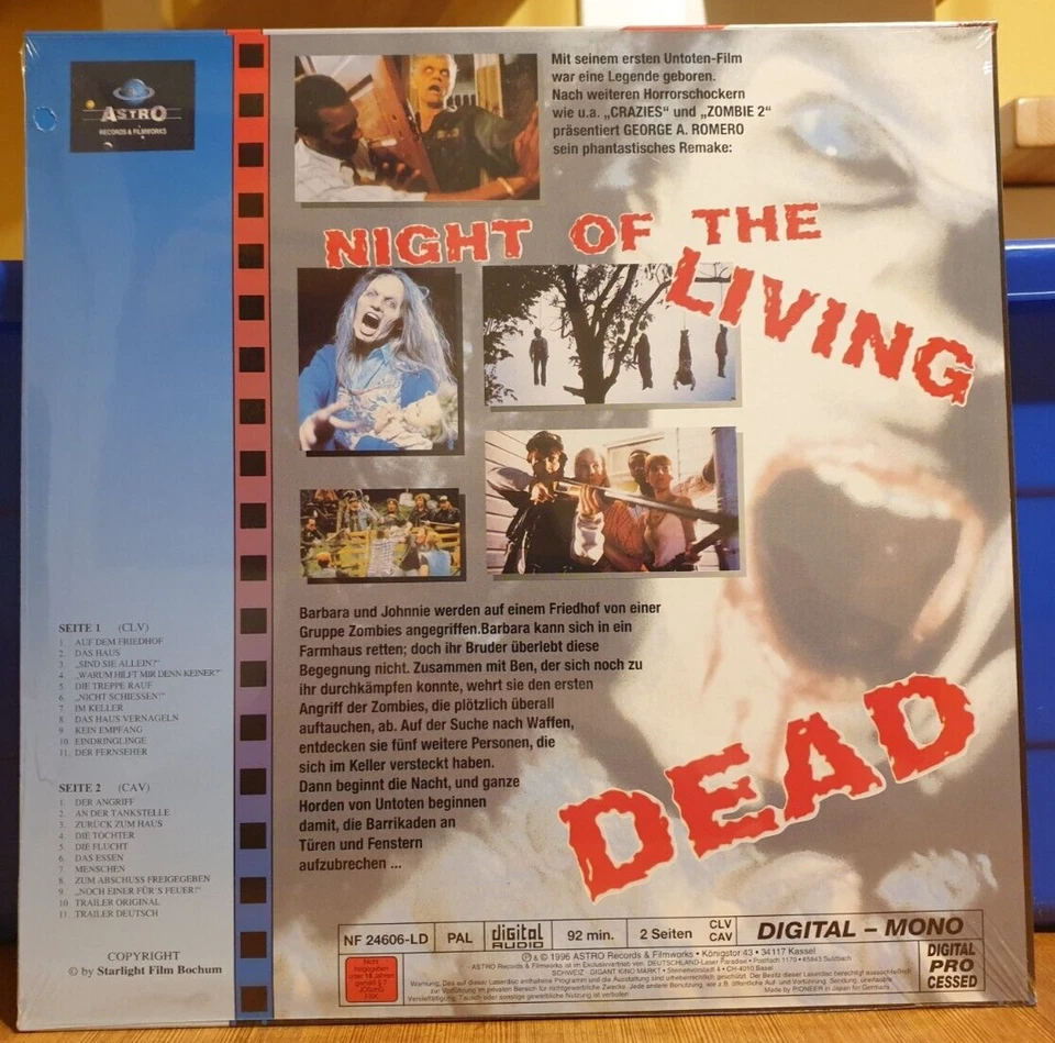 Laserdisc The Night of the Living Dead Widescreen Pal deutsch Version - Bild 2 von 2