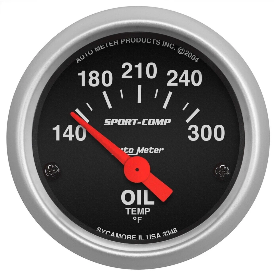 AutoMeter 3348 Sport-Comp Electric Oil Temperature Gauge - Image 3 of 4