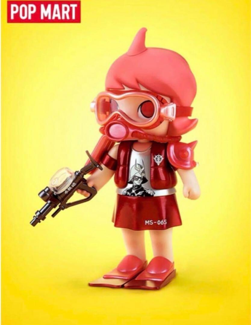 Ｍolly x GUNDAM コラボフィギュア GUNDAM ZAKU MOLLY MS-06 ZAKU II MOLLY×GUNDAM POPMART | eBay
