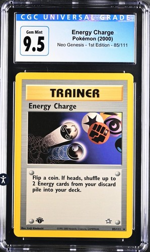 Energy Charge (1st Edition) graded CGC 9.5 for sale on eBay