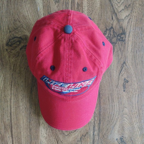 Life Line EMS Hat Critical Care Baseball Dad Cap Adjustable Cotton Strap Clarian - Picture 3 of 12