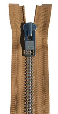 YKK® Aluminum Heavy Duty #10 Chaps, Jackets Zipper, Separating, Beige