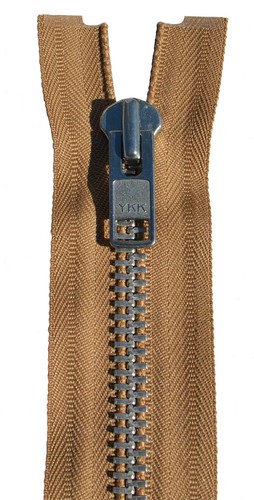 YKK® Aluminium Heavy Duty #10 Chaps, Jacken Reißverschluss, Trennung, beige - Bild 1 von 3