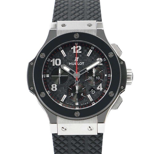 HUBLOT Big Bang Stahl Keramik 44mm Edelstahl/Keramik/Kautschuk schwarzes Zifferblatt...