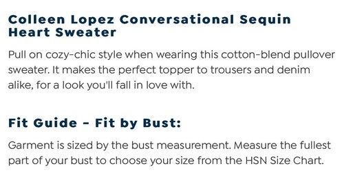 Colleen Lopez Women’s Conversational Sequin Heart Sweater Size Small Black - Picture 6 of 6