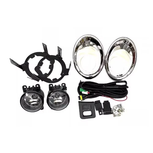 For Nissan NV200 1 Set Front Bumper Fog Lamp Light Wires Switch Cover Frame Cap - Imagen 6 de 6