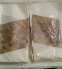 SHULSINGER JUDAICA PARTY GOODS PAPER TABLE COVERS LOT/7 STAR OF DAVID 