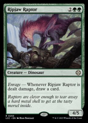 MTG Commander LCI R Ripjaw Raptor #0253