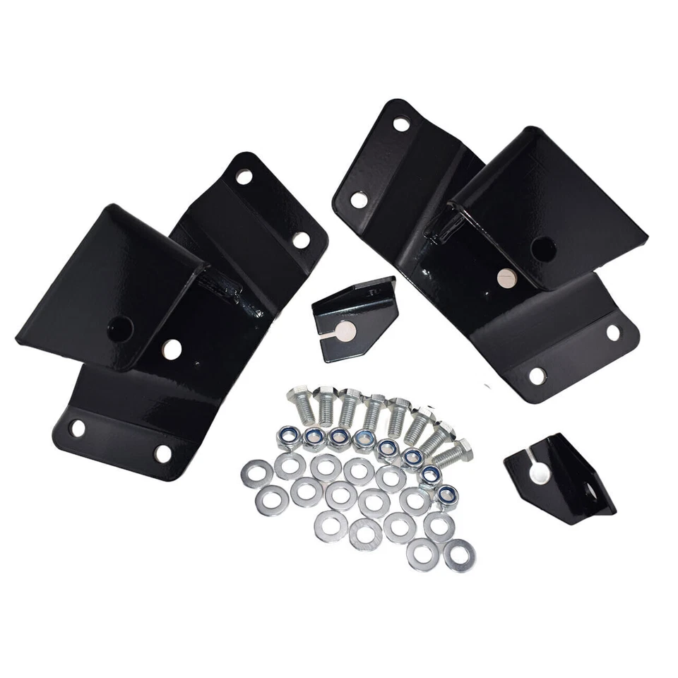 2" Rear Axle Drop Hangers Lowering Kit For 88-98 Chevy C1500 K1500 Sierra 2WD - Image 3 of 4