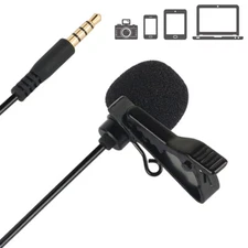 Fomito Micmov Professional Lavalier Lapel Omnidirectional Condenser Microphone