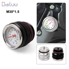 Motorcycle Fuel Cap Tank Oil Temperature Gauge Engine Valve Cover Oil Filler Cap