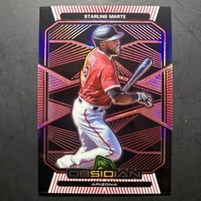 2020 Panini Chronicles Obsidian Electric Etch Red Starling Marte /25 💎🔥📈