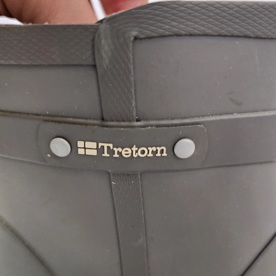 Tretorn Plask Mid Women's 41 Rainboots Wedge Waterproof Ankle Pull On Heel Foto 3 de 4